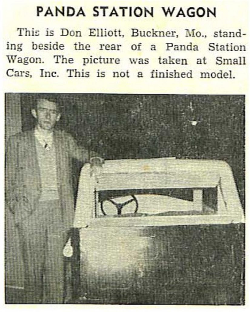 1954 Crosley Powered Roadster Proposal Resulted in “Panda”- Monium ...